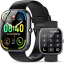 Smart Watch for Men Women (Answer/Make Calls), 1.91” HD Smartwatch med Heart Rate Monitor Sleep Monitor, IP68 Waterproof, 115+ Sports Activity Trackers med Pedometer, Fitness Watch för Android/iOS