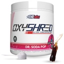 EHP Labs OxyShred Thermogenic Fat Burner - Pre-Workout Powder med L-Glutamin, Acetyl L-Carnitine, Metabolism Booster, viktminskning, Appetite Control, Energy Drink, Dr Soda Pop, 60 portioner