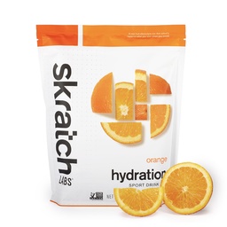 Skratch Labs Hydration Powder | Sport Drink Mix | Electrolytes Powder för träning, uthållighet och prestanda | Orange | 60 portioner | Non-GMO, Vegan, Kosher