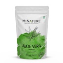Mi Nature 100% Aloevera Powder (Aloe Barbadenis) 100g (3,5 oz) | Pure Aloe Vera Leaf Powder | DIY för hud, hälsa och hår