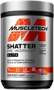 Pre Workout Powder MuscleTech Shatter Pre-Workout PreWorkout Powder för män och kvinnor PreWorkout Energy Powder Drink Mix Sport Nutrition Pre-Workout Products Rainbow Fruit Candy (20 portioner)