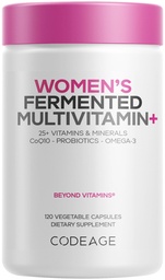 Codeage Women's Daily Multivitamin, 25+ Vitamins & Minerals, 120 Capsules
