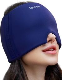 Migraine Relief Cap, Headache Relief Cap Mask Products, Cooling Odorless Gel Ice Head Wrap för spänning, stress, Hangover & Puffy Eyes
