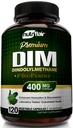 NutriFlair DIM Supplement 400mg med Bioperine, 120 kapslar - Diindolylmetan - Östrogen Metabolism Support & Hormone Balance, Menopause, PCOS, Acne och Skin Care för Män & Kvinnor - Jämför med 300mg