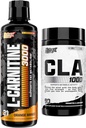 Nutrex Research Liquid Carnitine 3000 - CLA 90 Soft Gels - 1000mg Conjugated Linoleic Acid Active Blend från Safflower Oil
