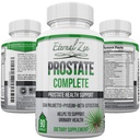 Prostate Komplett Herbal Health Support Supplements för Män, Saw Palmetto Sting Nettle Pygeum Beta-sitosterol Reishi Shiitake, 90 Count Capsule