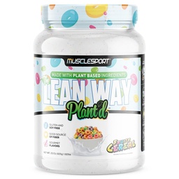 Musclesport Lean Way Plant Protein - Pea Protein och Brown Rice Protein Blend, med Added CLA, MCT och L-Carnitine - 20 portioner (Fruity Cereal)
