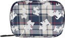 Plaid Scottish Dog Pill Box 7 Day Pill Case Travel Pill Organizer Bag med Zipper Portable Weekly Case Compact Size för vitamin Supplement Holder