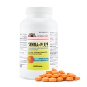 Health Star Senna Plus Laxative & Stool Softener Tablets 50mg / 8,6mg Styrka naturlig grönsaksstimulerande laxerande | Gentle förstoppning Relief | Dokumentera natrium för tarmrörelse (1,000 tabletter