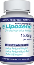 Lipozene® Diet Weight Loss Supplements - 1 flaska 30 kapslar