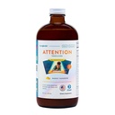 LIQUIDHEALTH Attention Liquid Multivitamin för barn & tonåringar - Förbättrar minnesretention, koncentration, fokus, humör, avkoppling och lugn - Tillverkad i USA, Stor smak, Vegan, Sugar-Free (16 oz)