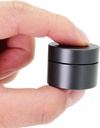Portable Daily Pill Case, Heavy Duty Aluminium Alloy Round Pill Box, Waterproof Travel Pill Organizer, Pocket Purse Medicine Vitamin Holder EDC Container för Outdoor Camping Working