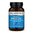Dr Mercola Antarctic Krill Oil - 1000 mg - Omega-3 Supplement med EPA & DHA - Stöder hjärna, hjärta, gemensam och immun hälsa - GMO-fri, glutenfri och sojafri - 60 kapslar (30 portioner)