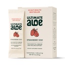 Ultimate Aloe Powder - Strawberry Kiwi Flavor, stöder Digestive Health, Immune System & Normal Healing, Aloe in Convenient Powder Packets, 16 Packets, Gluten-Free, Vegan, Non-GMO