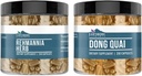 Earthborn Elements Rehmannia Herb och Dong Quai Bundle, 200 kapslar var och en, ren och outnyttjad, inga tillsatser