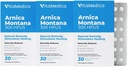 VitaMedica Arnica Montana Blister Pack 30X tabletter för Bruising Pain and Swelling | Plant Based Formel | Rekommenderas av plastikkirurger | Natural Recovery Surgery or Injury | 3 Pack | 45 portioner