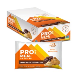 PROBAR - måltidsbar, jordnötssmör Chocolate Chip, icke-GMO, Gluten-Free, Hälsosam, Växtbaserade Whole Food Ingredients, Natural Energy (12 Count)