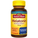 Nature Made Melatonin 10mg Extra Strength Tablets, Kosttillskott för Restful Sleep, 30 Count, 30 Day Supply