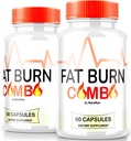 (2 Pack) Fat Burn Combo Capsules, FatBurn Combo Keto Formel, All Natural Weight Loss Supplement för att uppnå hälsosamt utseende kropp, Keto Fitness Pills, Officiella recensioner (120 kapslar)