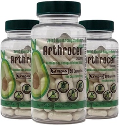 EVO Vegan Joint Health Supplement, 300Mg Avocado Soy Unsaponifiable, 60 Day Supply, en kapsel per dag (6 månader)