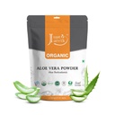Just Jaivik 100% Organic Aloe Vera Powder - 227g /0,5 LB USDA Organic Certified (Aloe Barbadensis)