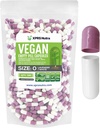 XPRS Nutra Size 0 Tomma kapslar - 500 greve tomma veganska kapslar - Vegetariska piller - DIY Vegetabilisk fyllning - Veggie Pill Caps for Do-It-Yourself Supplements (Lavender/White)