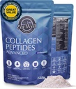 EAT WELL PREMIUM FOODS Collagen Peptides Powder Protein 45 Servings, 16oz, Collagen for Skin, Bone and Joint Support, Type I & III Grass Fed Collagen Supplements for Women and Men, Keto, Amino Acids