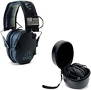 Walkers Razor Slim Electronic Shooting Hearing Protection Muff (Sound Amplification and Suppression) med skyddsfall