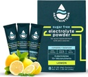 Sugar Free Electrolyte Powder Drink Mix with 15 Micronutrients, Active Recovery and Hydration for Sports, Hiking, and Active Lifestyles, No Calorie, Artificial Flavors, Keto - 8 Pack