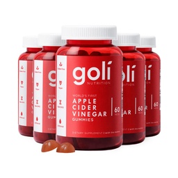 Goli Apple Cider Vinegar Gummy Vitamins - 300 greve - Vitamin B12, Gelatin-Free, Gluten-Free, Vegan & Non-GMO