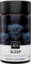 PALO Sleep & Stress Support – Melatonin-Free Vegan Supplement with Organic Valerian Root, L-Theanine, Magnesium, Chamomile, Lemon Balm & Passionflower – 90 Capsules