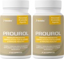 Prourol Patented PROBIOTIC Supplement for Urinary Health, Bladder Support, Immune Boost, Frequent Urination Relief, UTI Health, Natural Ingredients, Daily Overall Health Support-2 Bottles - 120 Count