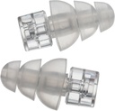 Etymotic Research ER20XS High-Fidelity Earplugs (konserter, musiker, flygplan, motorcyklar, känslighet och universellt hörselskydd) - Stort, Clear Stem