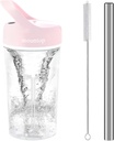 Electric Shaker Bottle, Shaker Bottles för Protein Shakes, Blender Shaker Bottle för Pre-Workout, laddningsbara Shaker Cups, BPA-fria Mixer Bottles för proteinpulver, Whey och andra tillägg