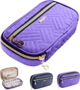 BAGSFY Pill Organizer Case 2 Times a Day- Weekly Medicine Organizer Travel Pill Box med Avtagbar 7 Day Medicine Case Container för fiskolja, vitamin, tillägg