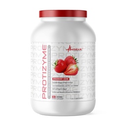 Metabolic Nutrition, Protizyme, 100% Whey Protein Powder, High Protein, Low Carb, Low Fat Whey Protein, Digestive Enzymes, 24 Essential Vitaminer och Minerals, 4 Pound (52 ser)