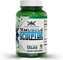 Vital Alchemy Muscle Sculptor - Muscle Builder med vitamin B3, B6, Phosphatidylserine, Epicatechin & Cayenne - Stöder Muscle Growth, Focus, Energy & Protein Synthesis, Made in USA - 90 Capsules