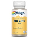 Solaray Bio Zink 15 mg | Trippel Zink Komplex för hälsosam immunsystem, endokrina och cellfunktionsstöd | 100 VegCaps