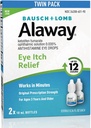 Alaway Antihistamine, Eye Itch Relief Drops, Twin Pack, 0,34 fl oz