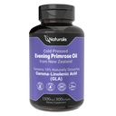 Naturalis Evening Primrose Oil (Cold Pressed) | 100% Naturlig från Nya Zeeland | Non-GMO, Soy & Gluten Free, Zero Filler | 300 Mini-Softgels