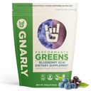 Gnarly Nutrition Greens Superfood Powder – Blueberry Acai Performance Super Greens Powder – NSF Sport Certified – Organic, Probiotics & Essential Micronutrients – Blueberry Acai, 11,64 oz