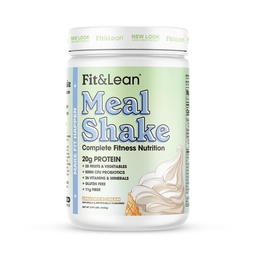 Fit & Lean Meal Shake, Fat Burning Meal Replacement, Protein, Fiber, Probiotika, Vanilla, 1lb, 10 Servings Per Container