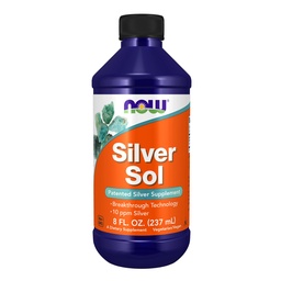 Nu livsmedelstillskott, Silver Sol 10 PPM med Elemental Silver och Deionized Water, Liquid, 8-Ounce