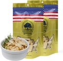 2 Bags American Ginseng Slices from Wisconsin, DOL American Wisconsin Ginseng Slices Root for Tea, Energy for Men Women Health Boosts Immunity, Gluten Free, 花旗参/西洋参 Long Strip 2 Bags of 4OZ, 8OZ