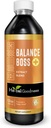 Herbal Goodness Happy Mood Support Supplement - St Johns Worth främjar avkoppling och lugn, Rhodiola Rosea Balance Boss 12 Fl. oz