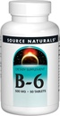 Källa Natur Vitamin B-6, 500 mg Immunsystem Support - 50 tabletter