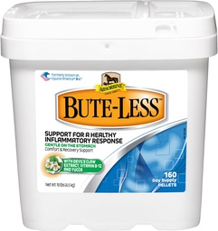 Absorbine Bute-Less Comfort & Recovery Support Supplement, ger Long-Term Comfort, Gentle on Stomach, Inkluderar Djävulens Claw, Vitamin B-12, Yucca, 10 lb / 160 Day Supply