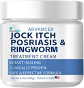 Bio-MD Jock Itch Cream, Jock Itch Cream Extra Strength for Men & Women, Psoriasis Cream, Ringworm Treatment for Humans, Itch Cream - Powerful & Fast Relief
