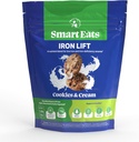 Smart Eats Iron Lift | Powder Iron Supplement | More Energy | Gentle Iron | Support Hair, Skin, Digestion | Great for Kids & Adults | Makes Tasty Drinks/Smoothies | Cookies & Cream | 30 Scoops