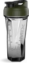 HELIMIX 2.0 Vortex Blender Shaker Bottle Holds upp till 28oz | No Blending Ball or Whisk | USA Made | Portable Pre Workout Whey Protein Drink Shaker Cup | Mixes Cocktails Smoothies Shakes | Top Rack Safe